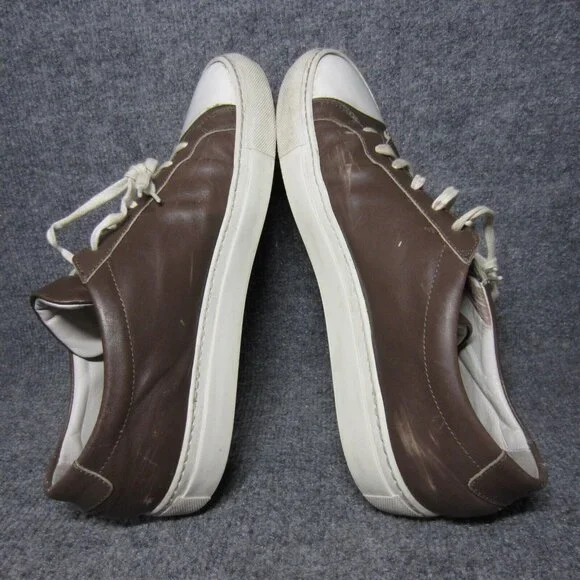 Common Projects Sneakers Men's Low Top Lace Up Brown Leather Shoes 44 US 11 - Picture 8 of 13